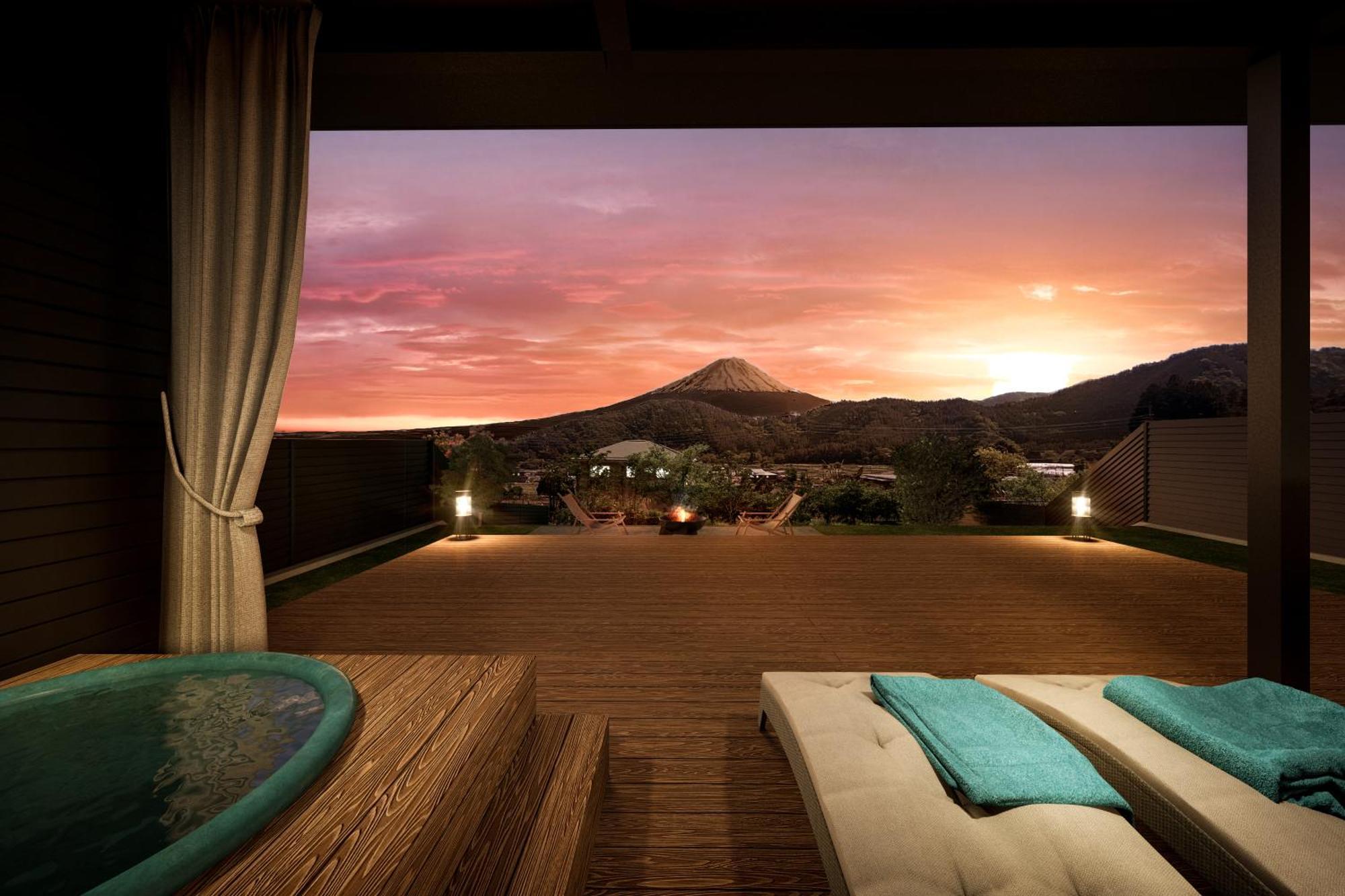 Fuji View And Spa Resort Tsumugi Kawaguchiko فوجيكاواجوتشيكو المظهر الخارجي الصورة