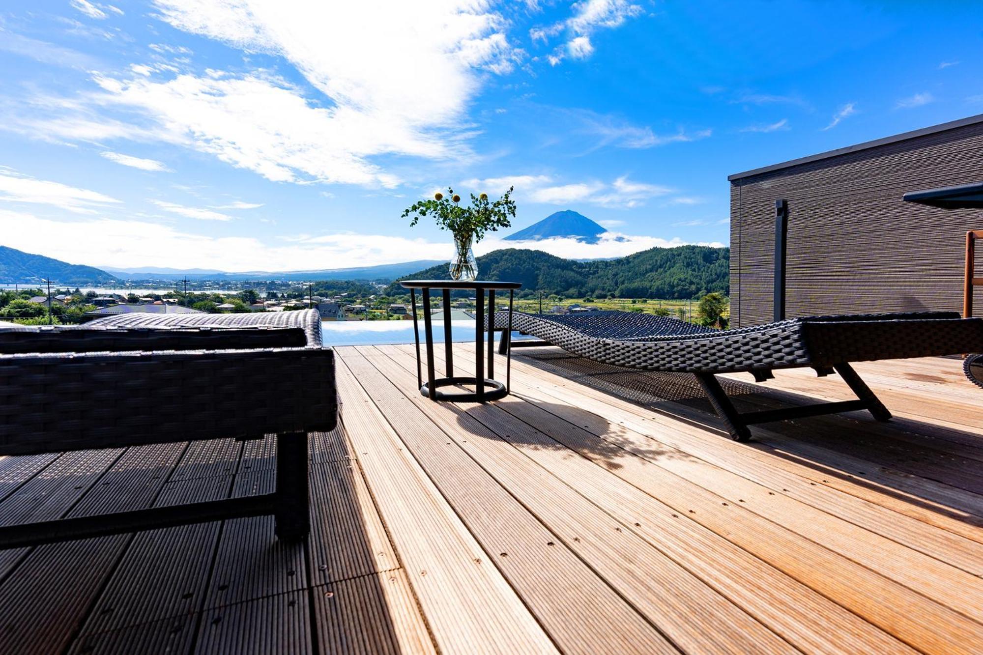Fuji View And Spa Resort Tsumugi Kawaguchiko فوجيكاواجوتشيكو المظهر الخارجي الصورة