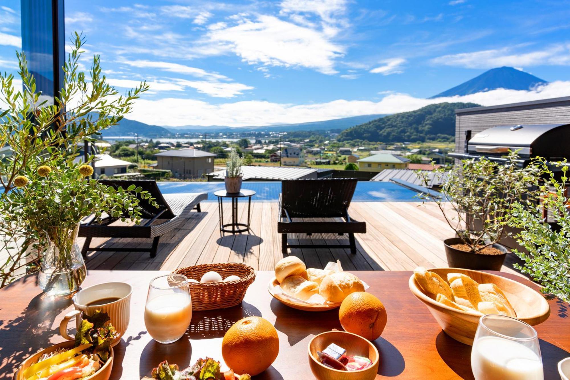Fuji View And Spa Resort Tsumugi Kawaguchiko فوجيكاواجوتشيكو المظهر الخارجي الصورة