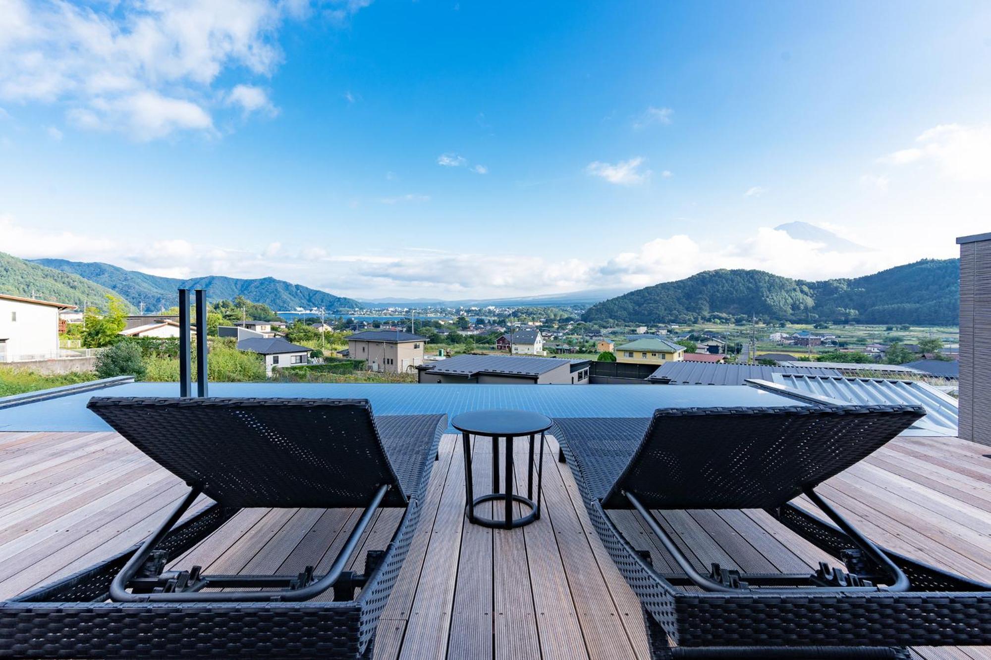 Fuji View And Spa Resort Tsumugi Kawaguchiko فوجيكاواجوتشيكو المظهر الخارجي الصورة