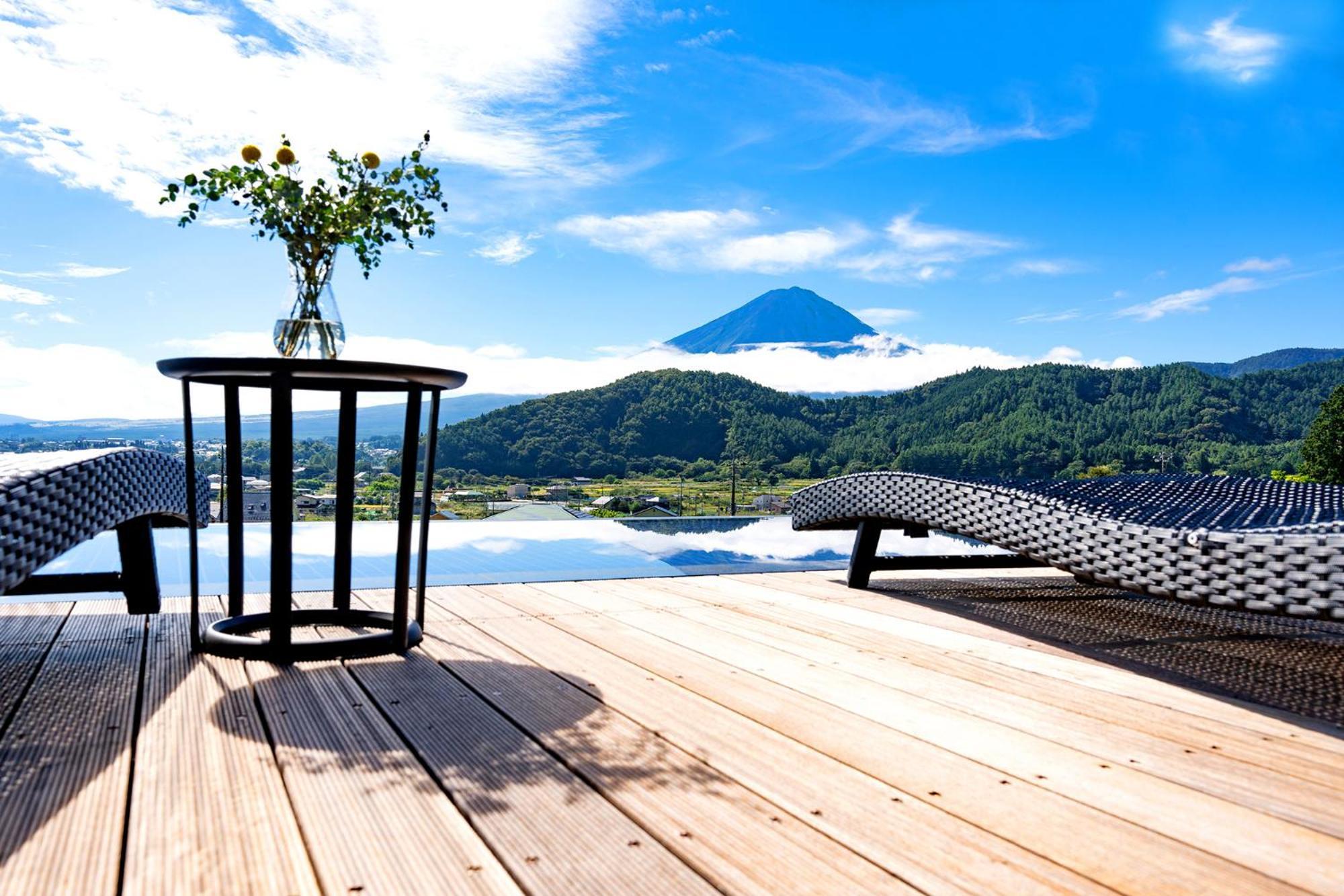 Fuji View And Spa Resort Tsumugi Kawaguchiko فوجيكاواجوتشيكو المظهر الخارجي الصورة