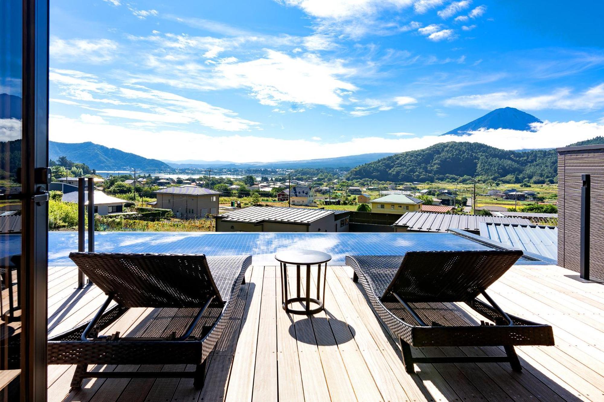 Fuji View And Spa Resort Tsumugi Kawaguchiko فوجيكاواجوتشيكو المظهر الخارجي الصورة