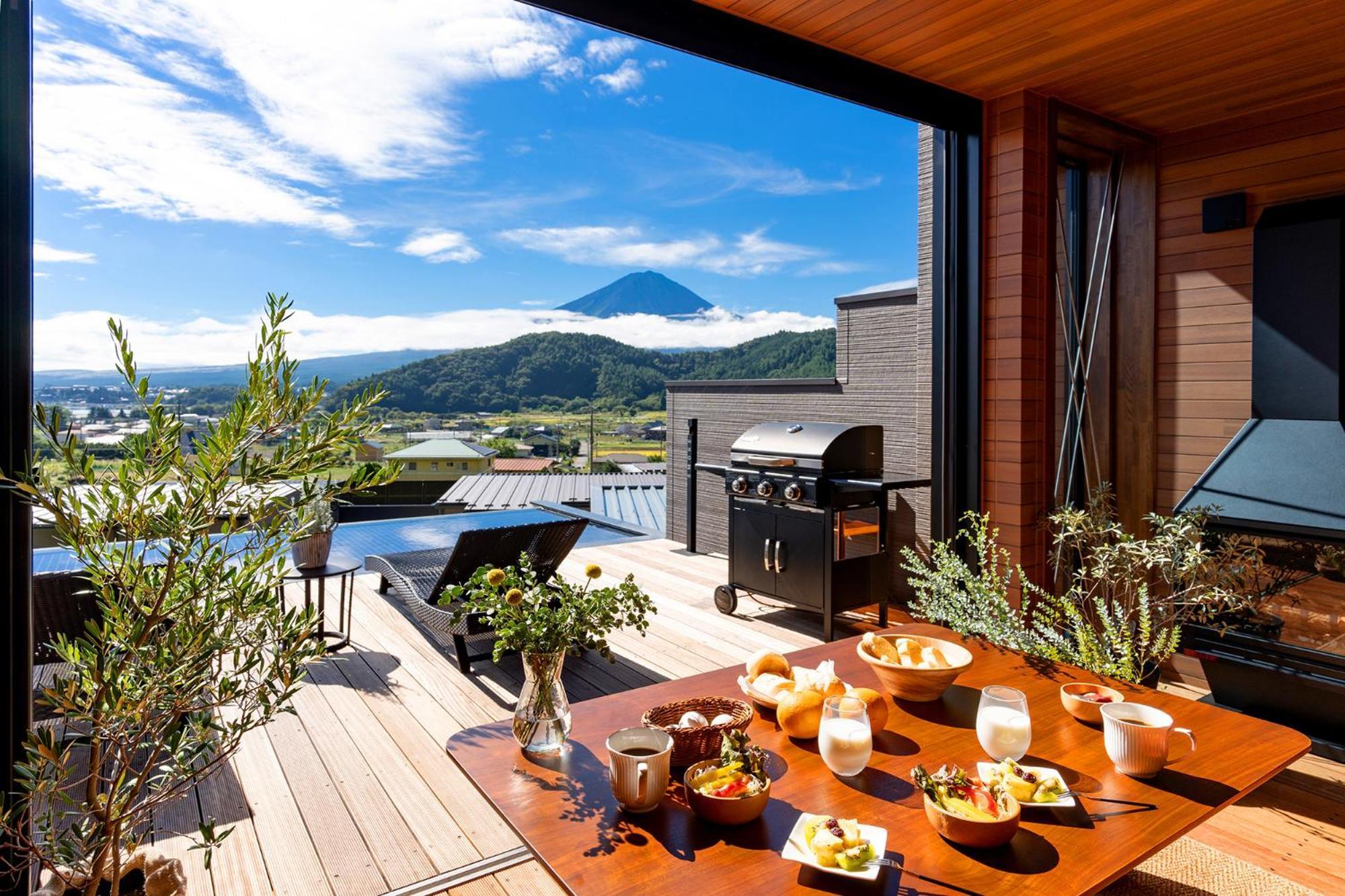 Fuji View And Spa Resort Tsumugi Kawaguchiko فوجيكاواجوتشيكو المظهر الخارجي الصورة